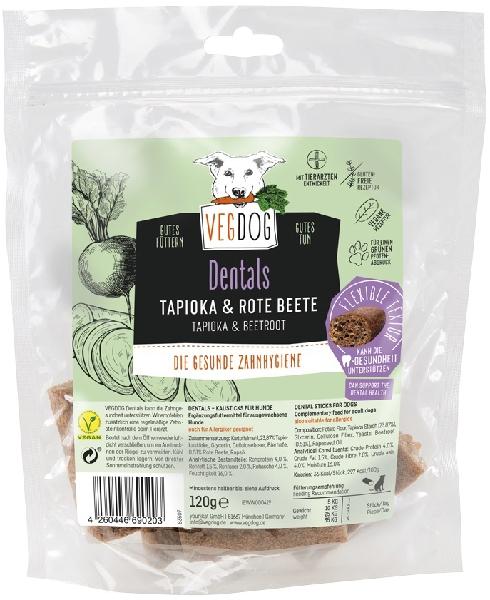 7 x VegDog Dentals Tapioka+RB 120g